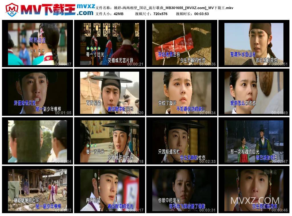 姚婷-两两相望_国语_流行歌曲_MB301655